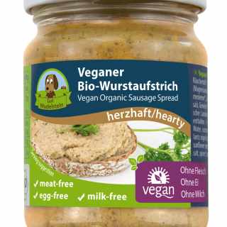 Wilmersburger vegane Käse-Alternative Vegan Organic Sausage Spread hearty