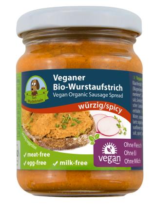 Veganer Bio-Wurstaufstrich würzig; 120 g